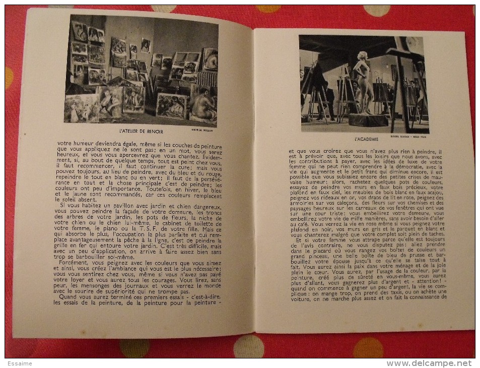 Revue Mieux Vivre. N° 3 De 1937. Photo Photographies. Thème Peindre. Van Dongen. Nora Dumas Rogi André Roubier Steiner - 1900 - 1949