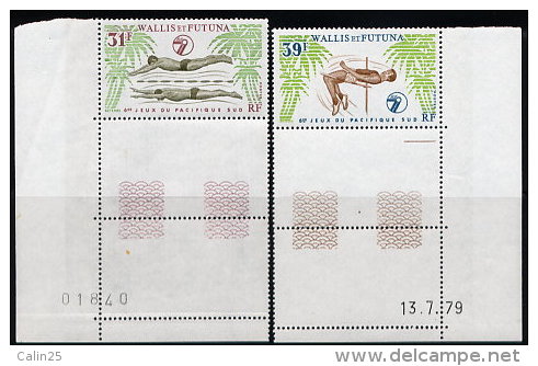 WALLIS ET FUTUNA - SPORT - Y & T N°243 Et 244 - 6ème JEUX SU PACIFIQUE SUD - SUPERBES - Unused Stamps