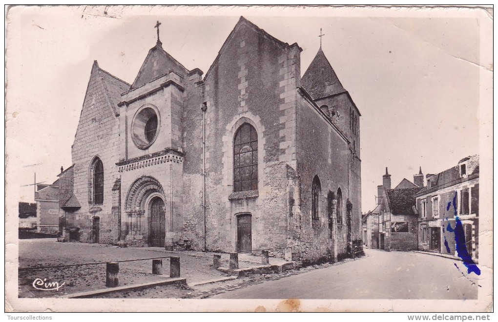 CPA 37 @ SAINT MARTIN LE BEAU @ L´Eglise - Autres & Non Classés