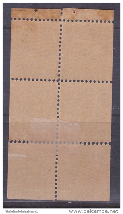 1917-153 CUBA 1917 REPUBLICA Ed.207c. 3c PATRIOT BOOKLED MH LIBRO DE CARTERO - Ongebruikt