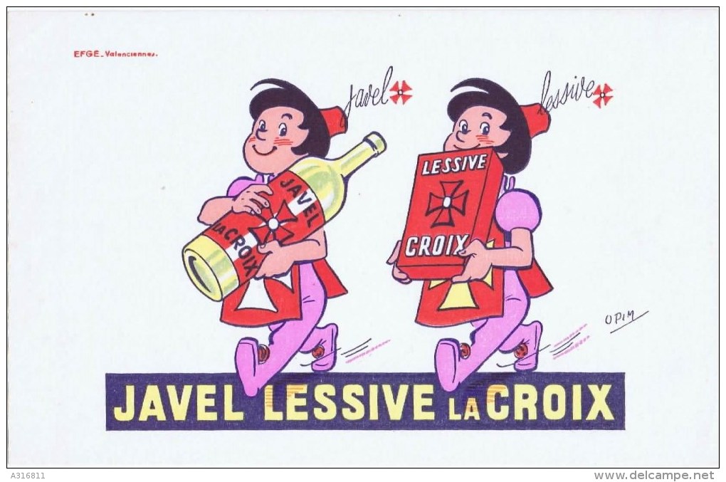 Buvards  JAVEL LESSIVE LACROIX - J