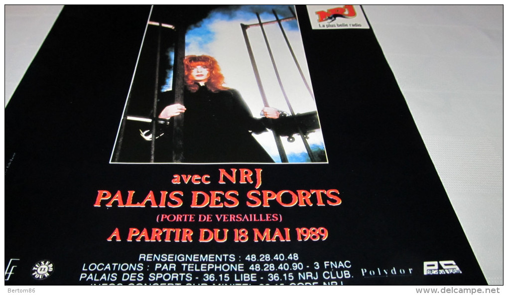 MYLENE FARMER AU PALAIS DES SPORTS - ISSUE DU MAGAZINE ROLLING STONE DE MARS / AVRIL 1989. - Non Classés