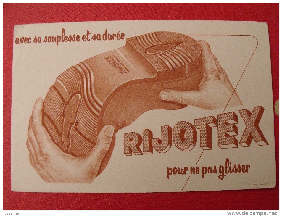 Buvard Chaussures Rijotex. Vers 1950 - Chaussures