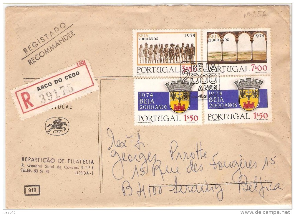 CARTA CIRCULADA EM PORTUGAL - Storia Postale