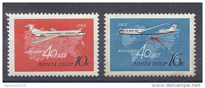 150024916  RUSIA  YVERT  AEREO  Nº  115/7  MH/MNH - Nuevos