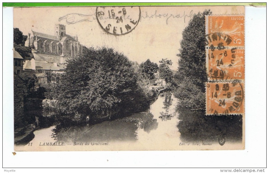 CPA-22-1924-LAMBALLE-LES BORDS DU GOUESSNANT- - Lamballe