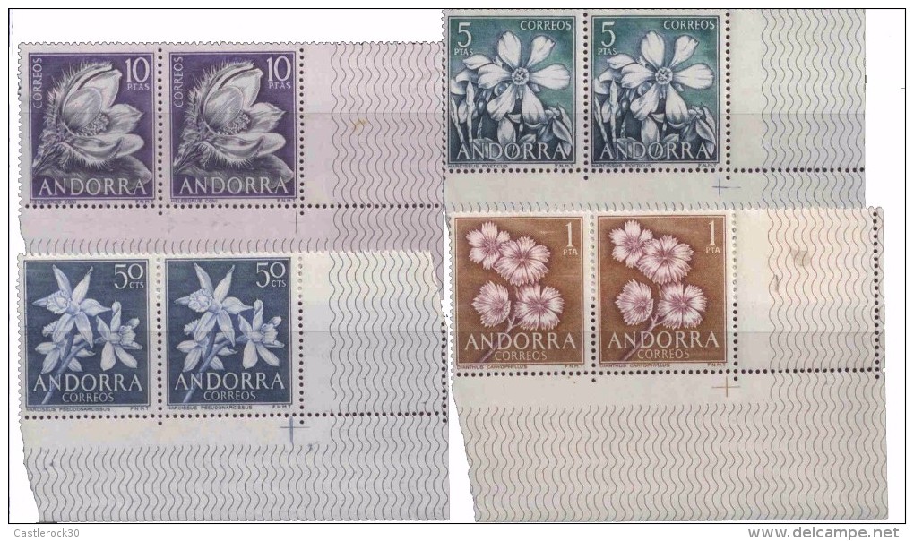 E) 1967 ANDORRA, FLOWERS MN - Other & Unclassified