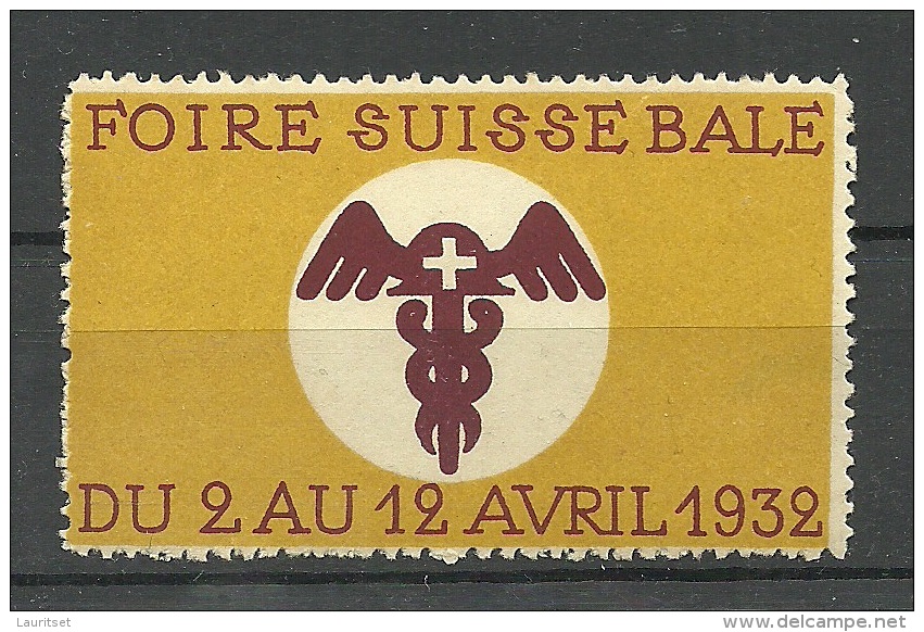 SCHWEIZ Switzerland 1932 Foire Suisse Bale Basel - Nuovi