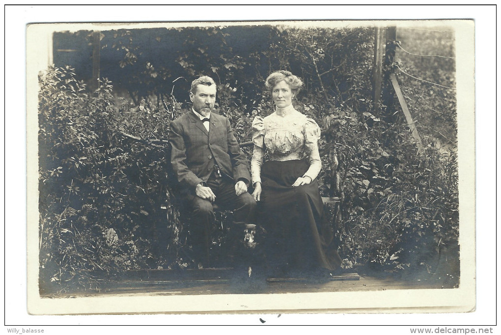 CPA - Photo Carte - Foto Kaart - HABAY LA NEUVE - E.Gavroy - Couple - 1910  // - Habay