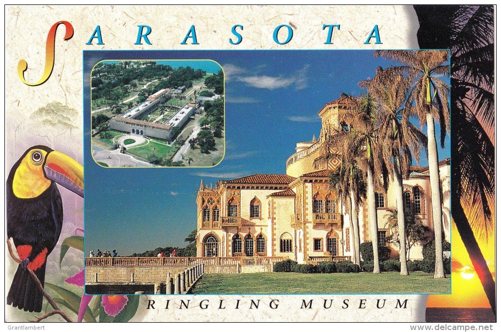 Sarastosa Ringling Museum Of Art, Florida, US - Sun Coast Postcards 45167 Unused - Sarasota