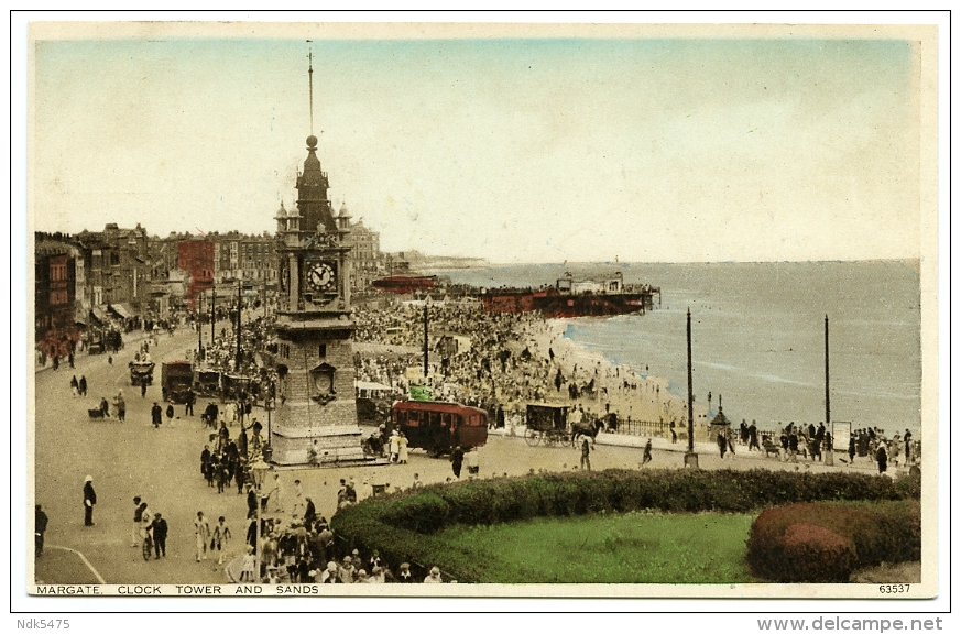 MARGATE : CLOCK TOWER AND SANDS - Margate