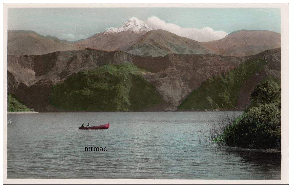 Real Photo Postcard, Laguna De Cuicocha, Al Pie Del Cotacachi (4966m). Ecuador, South America (ref.# 2704se) - Ecuador