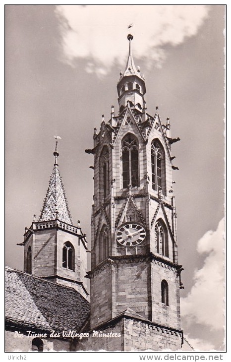 AK Villingen - Türme Des Münsters - 1958 (20060) - Villingen - Schwenningen