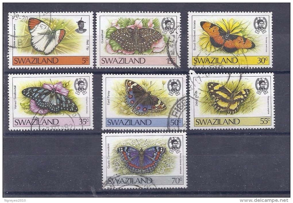 150024993  SWAZILAND  YVERT  Nº  513/516/517/519/520/521/611 - Swaziland (1968-...)