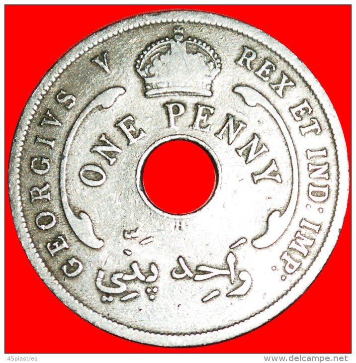 * GREAT BRITAIN: BRITISH WEST AFRICA ★ 1 PENNY 1920H! GEORGE V (1911-1936) LOW START&#9733;NO RESERVE! - Kolonies