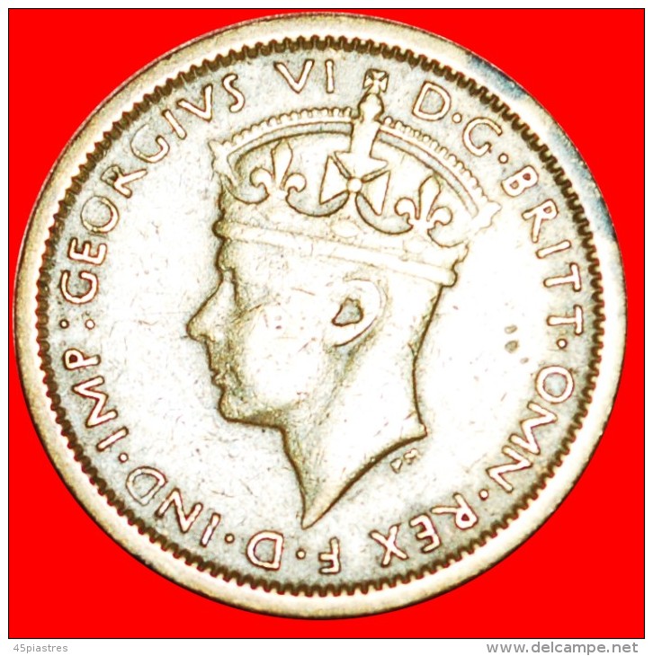 * GREAT BRITAIN: BRITISH WEST AFRICA ★ 6 PENCE 1943! GEORGE VI (1937-1952) LOW START&#9733;NO RESERVE! - Colonias