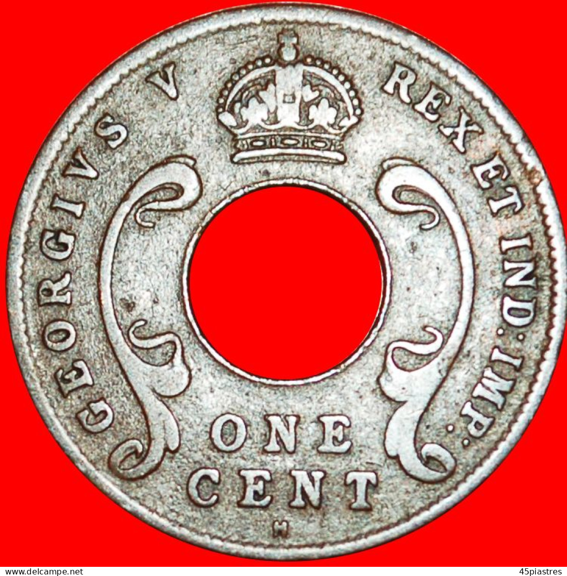 • GREAT BRITAIN HOLE: EAST AFRICA ★ 1 CENT 1922H! LOW START &#9733; NO RESERVE! George V (1911-1936) - Colonie Britannique