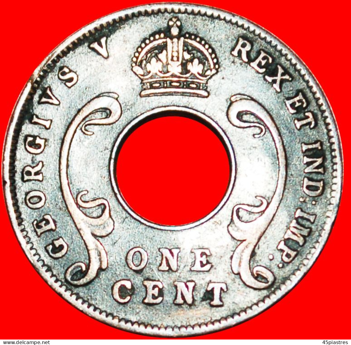 • 2 SOLD ~ GREAT BRITAIN HOLE: EAST AFRICA ★ 1 CENT 1923! LOW START  NO RESERVE! George V (1911-1936) - Colonie Britannique