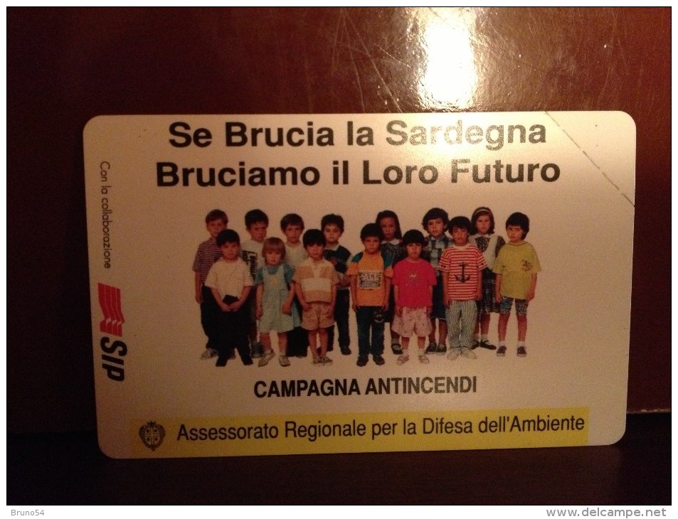 Catalogo Golden Nr  107campagna Antincendii Sardegna  Scadenza 31 Dicembre 1992 Da 5000 Lire Nuova  SIP - Pubbliche Figurate Ordinarie