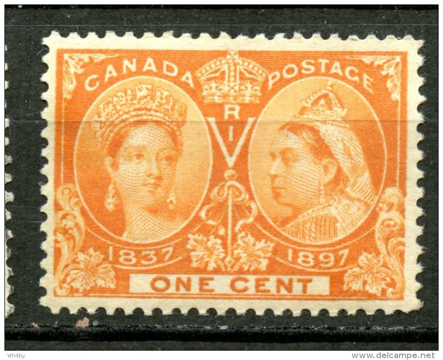 Canada 1897 1 Cent Queen Victoria Issue #51  Unused - Unused Stamps