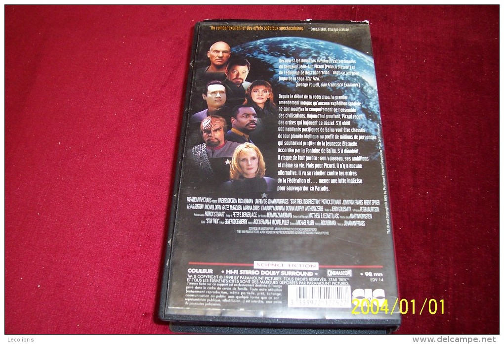 STAR TREK  ° INSURRECTION - Sciences-Fictions Et Fantaisie