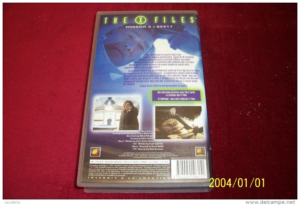 THE X FILES  ° DOSSIER  5 82517 - Science-Fiction & Fantasy