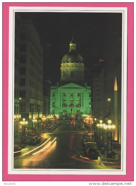 C-P-M- Etats-Unis- Indiana - Jip 813. The Color Of The Nigt Time-State Capitol Building- - Indianapolis
