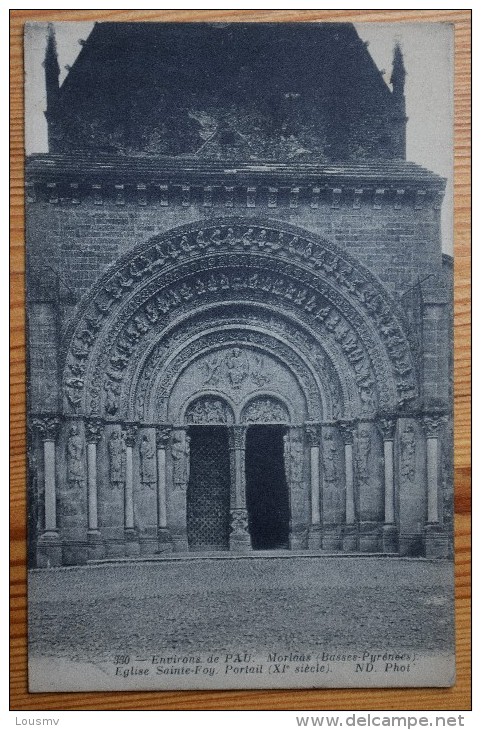 64 : Morlaas - Eglise Sainte-Foy - Portail - (n°4874) - Morlaas