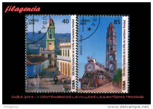 USADOS. CUBA. 2014-01 V CENTENARIO DE LA VILLA DE LA SANTÍSIMA TRINIDAD - Gebruikt