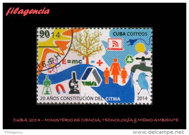 USADOS. CUBA. 2014-13 XX ANIVERSARIO DEL MINISTERIO DE CIENCIA, TECNOLOGÍA & MEDIO AMBIENTE - Gebraucht