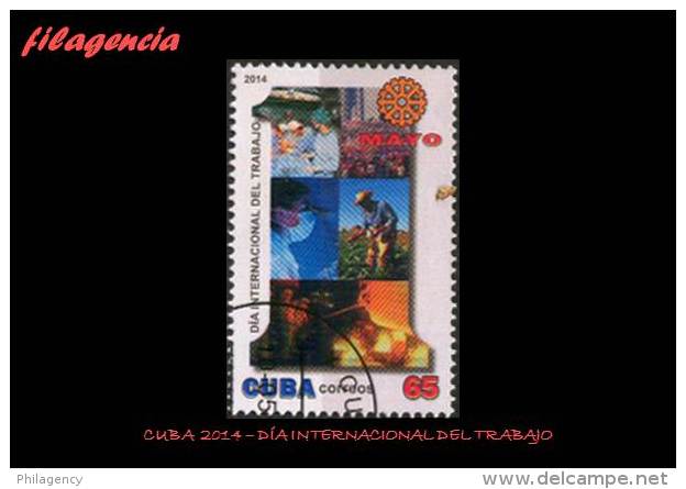 USADOS. CUBA. 2014-15 DÍA MUNDIAL DEL TRABAJO - Used Stamps