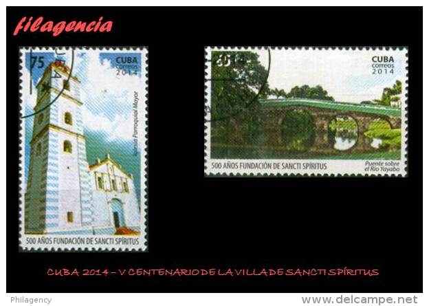 USADOS. CUBA. 2014-27 V CENTENARIO DE LA CIUDAD DE SANCTI SPÍRITUS - Used Stamps
