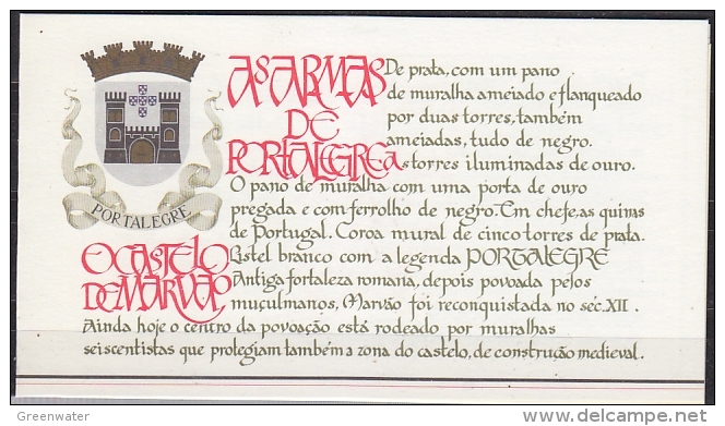 Portugal 1987 Castle Marvao Booklet ** Mnh (F4656A) - Libretti