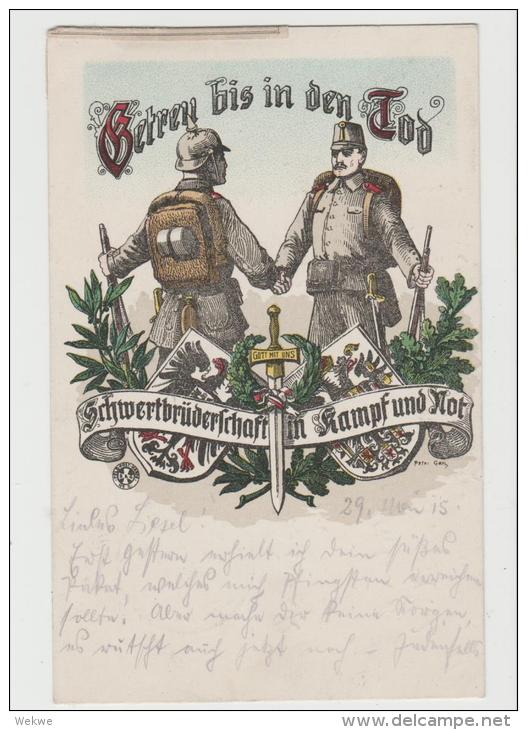 Ger432 / Patriotische Feldpostkarte 1915, Fernsprechabteilung Nr.23 - Storia Postale