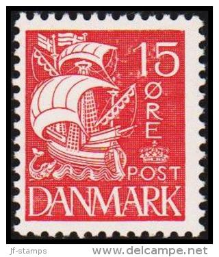 1932. Caravelle. Essay. 15 øre Red. Without Shading In The Lower Sail. AFA 3.500 Kr. (Michel: ) - JF180649 - Essais & Réimpressions