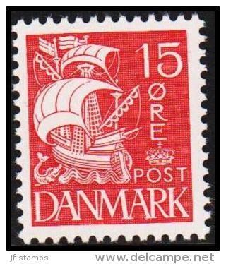 1932. Caravelle. Essay. 15 øre Red. Without Shading In The Lower Sail. AFA 3.500 Kr. (Michel: ) - JF180647 - Essais & Réimpressions