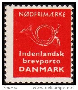 1963. NØDFRIMÆRKE. Indenlandsk Brevporto DANMARK.  (Michel: ) - JF180655 - Proeven & Herdrukken