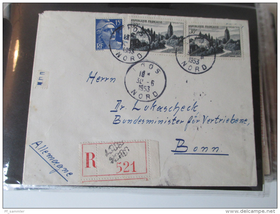 Belege / Kartenposten ca. 100 Stk. alt - neu! 2 Numisbriefe / FDC / Bedarf. DR / Europa / Afrika / Übersee. Stöberposten