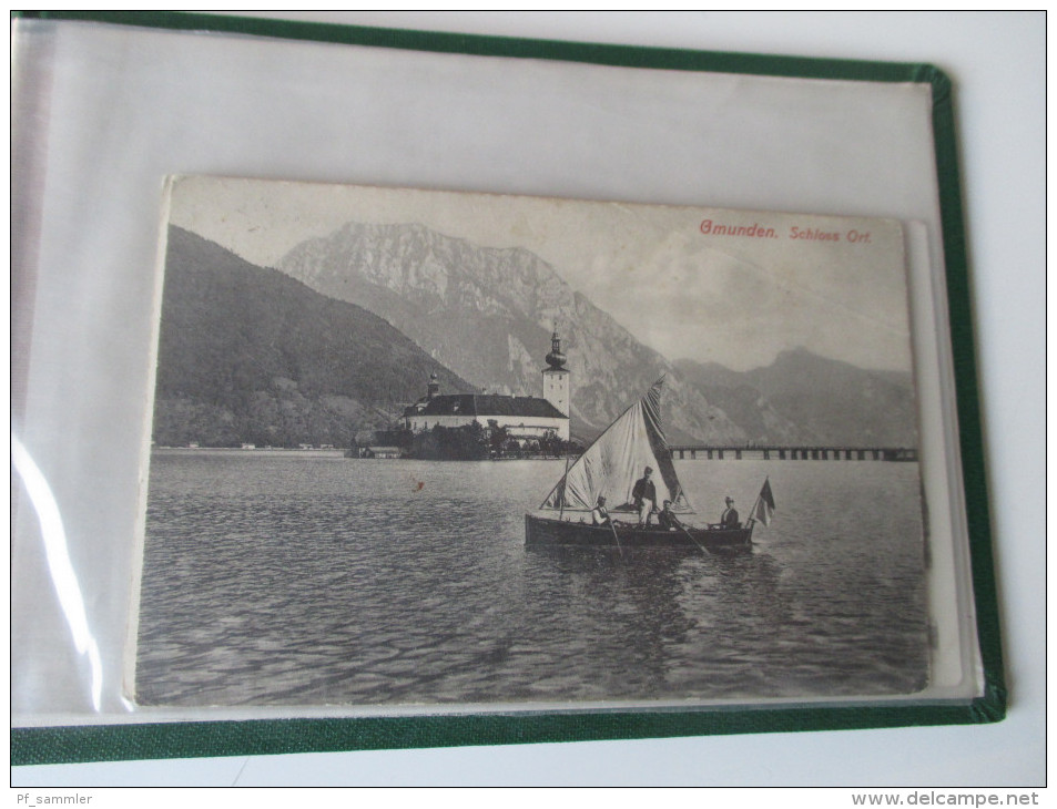 AK / Echtfoto Österreich ca. 1919 - 40er Jahre! 50 Karten. Interessant?? Im kleinen Album aus Nachlass