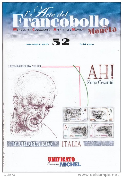 Rivista Filatelica "l'Arte Del Francobollo" N. 52/2015 Nuova - Italienisch (ab 1941)