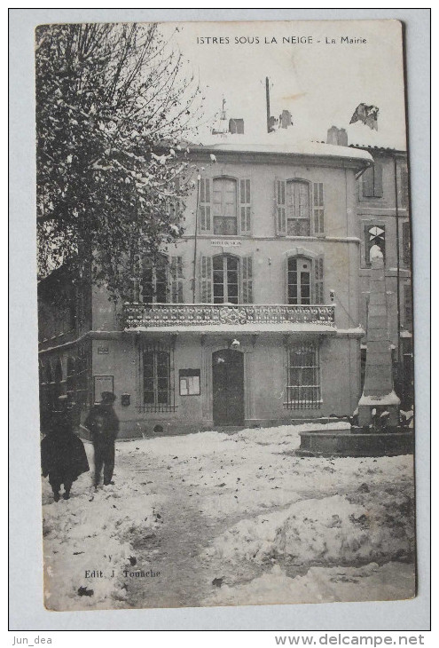 ISTRES SOUS LA NEIGE - LA MAIRIE - Istres