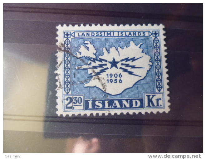 ISLANDE TIMBRE OU SERIE  YVERT N°269 - Usados