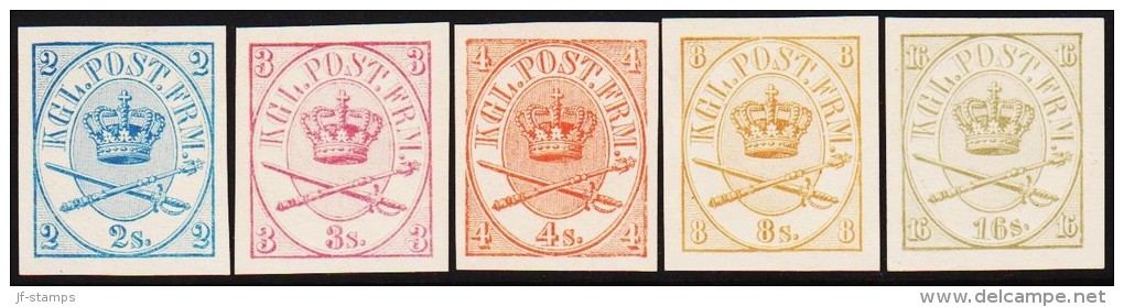 1886. Official Reprint. Large Oval Type. 2 - 16 Sk.  (Michel: ) - JF180709 - Prove E Ristampe