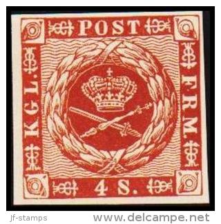 1886. Official Reprint. Dotted Spandrels. 2 Sk. Blue. (Michel: 3 ND) - JF180731 - Prove E Ristampe