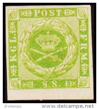 1886. Official Reprint. Wavy-lined Spandrels. 8 Sk. Green On White Paper. (Michel: 8 ND) - JF180715 - Prove E Ristampe