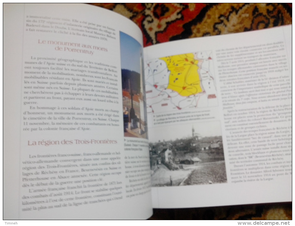 LA GRANDE GUERRE DANS LE TERRITOIRE DE BELFORT TATU TAMBORINI ESITIONS COPRUR 2005 à la mémoire de nos ancêtres