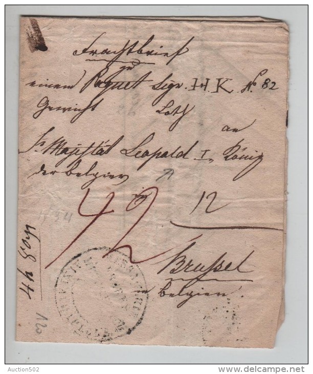 Lettre Allemande De 1841 Adressée Au Roi Léopold 1° PR2374 - 1830-1849 (Belgique Indépendante)