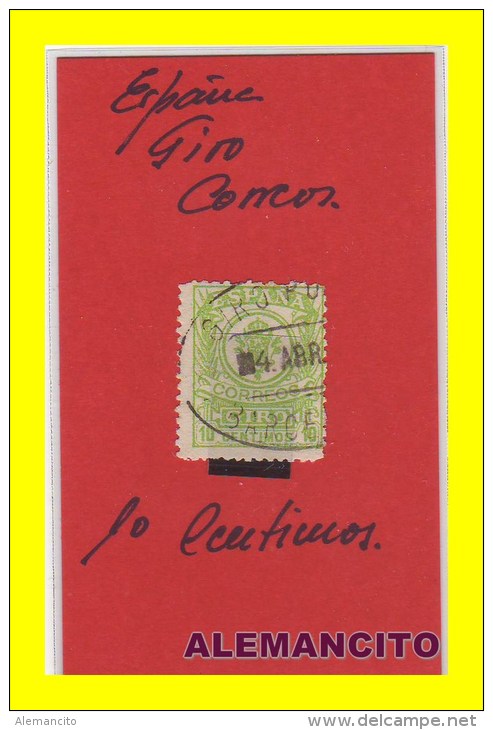 GIRO CORREOS  DE  ESPAÑA   VALOR -  10 Ctm. - Unused Stamps