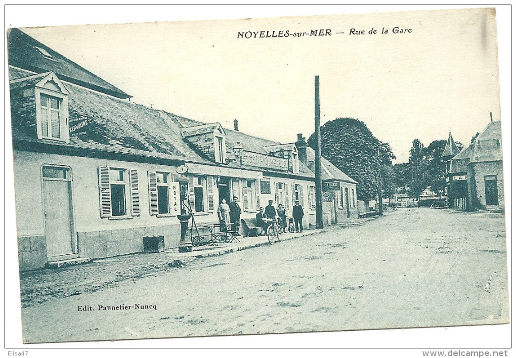 80  NOYELLES  SUR  MER    RUE  DE  LA  GARE - Noyelles-sur-Mer