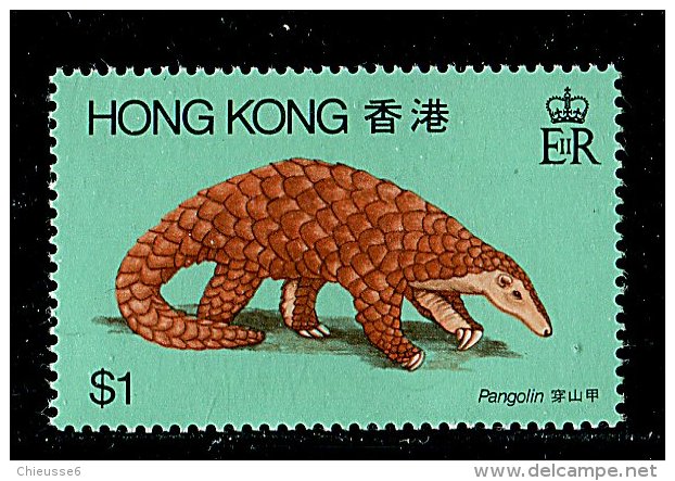 (cl. 2 - P.20) Hong Kong ** N° 379  (ref. Michel Au Dos) - Le Pangolin - - Sonstige & Ohne Zuordnung